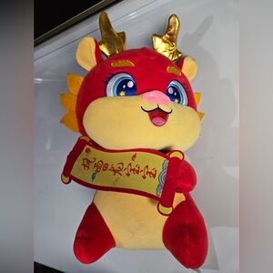 Lucky Red Dragon Plush – Chinese Zodiac – Prosperity & Good Fortune